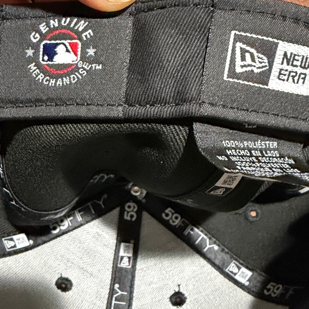 St. Louis Cardinals Black on White 59Fifty Fitted 7.5 Cap - Picture 9 of 9